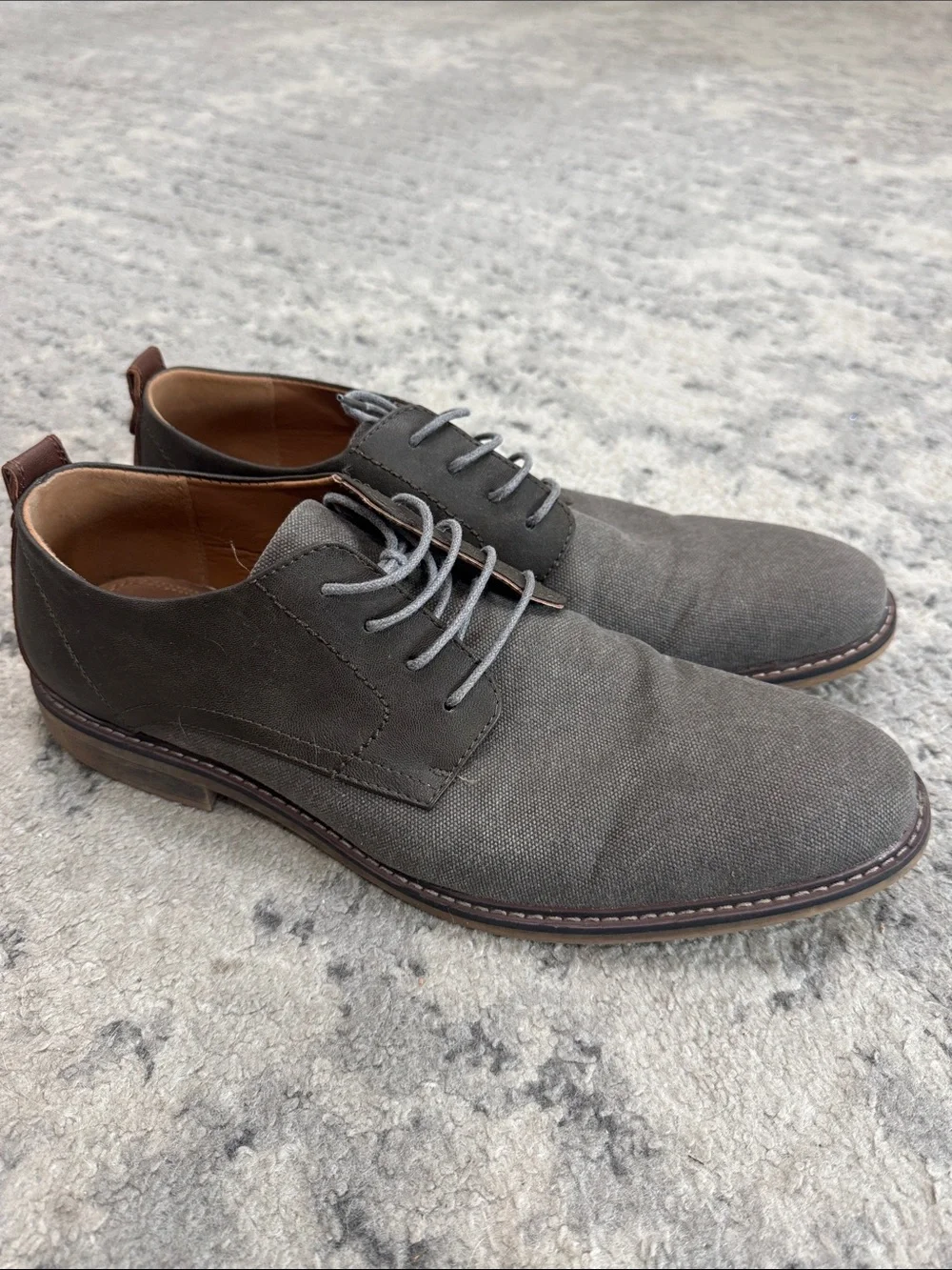 Madden nyc Men's Casual Lace-Up Dress Shoes in Gray